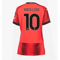 Dámy Fotbalový dres AC Milan Rafael Leao #10 2023-24 Domácí Krátký Rukáv